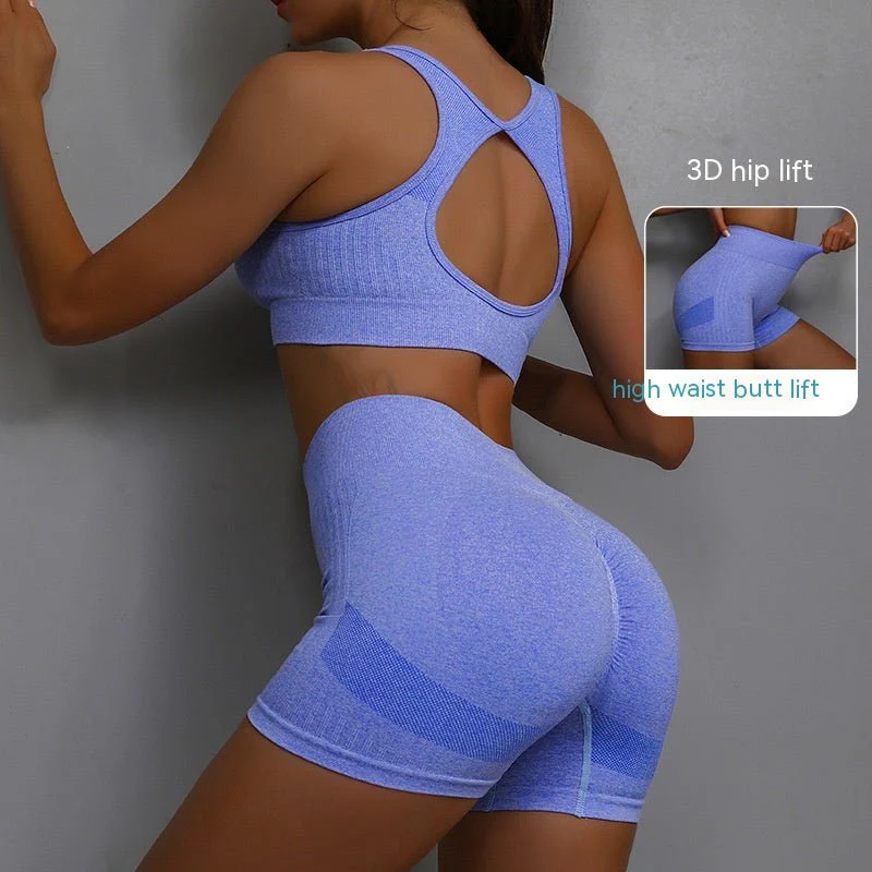 SPORTS BRA & SHORTS SCRUNCH GYM SET - Image 11