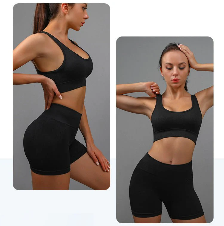 SPORTS BRA & SHORTS SCRUNCH GYM SET - Image 14