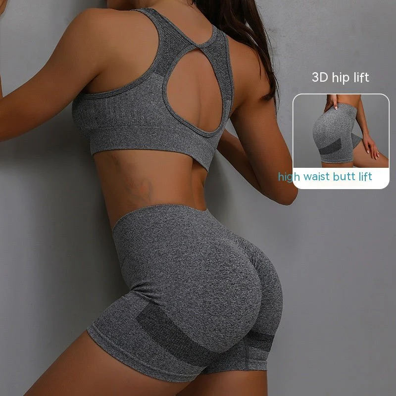 SPORTS BRA & SHORTS SCRUNCH GYM SET - Image 4