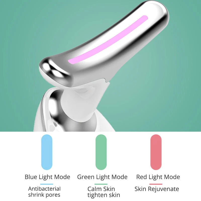 EMS RED LIGHT THERAPY FACE NECK LIFT WRINKLE REMOVER TIGHTEN MASSAGER - Image 7