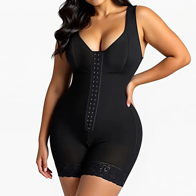 FAJAS COLOMBIANAS SHAPEWEAR FOR WOMEN TUMMY CONTROL POST SURGERY FULL BODY SHAPER BUTT LIFTER WITH ZIPPER CROTCH - Image 6