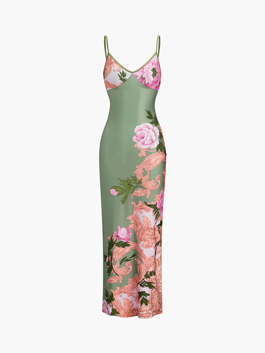 FLORAL PRINT MAXI DRESS - Image 2