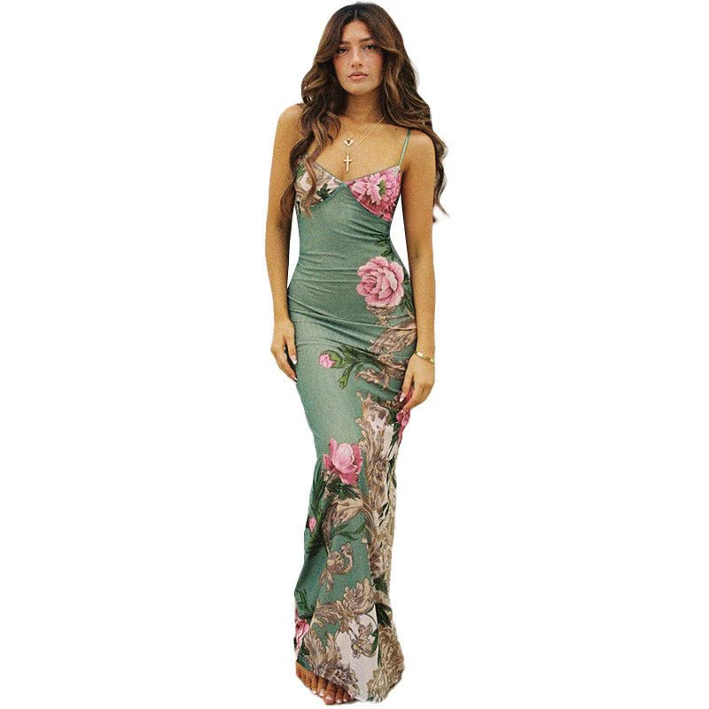 FLORAL PRINT MAXI DRESS - Image 5