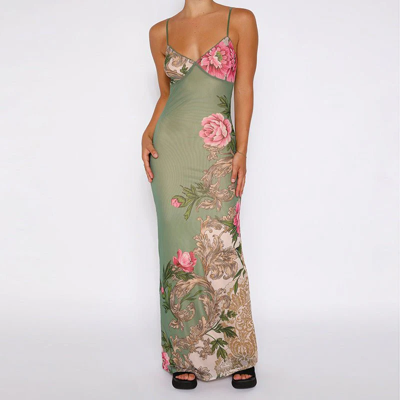 FLORAL PRINT MAXI DRESS - Image 6