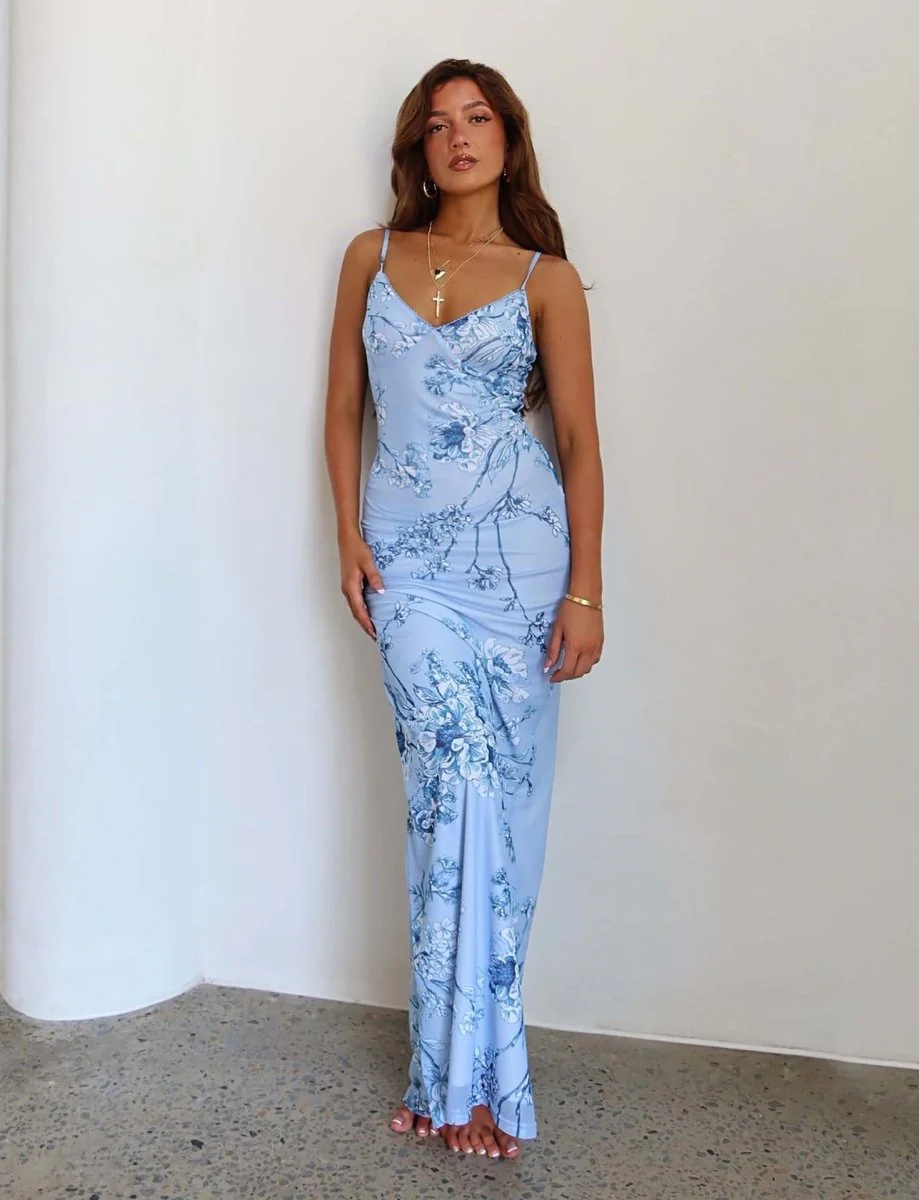 FLORAL PRINT MAXI DRESS - Image 9