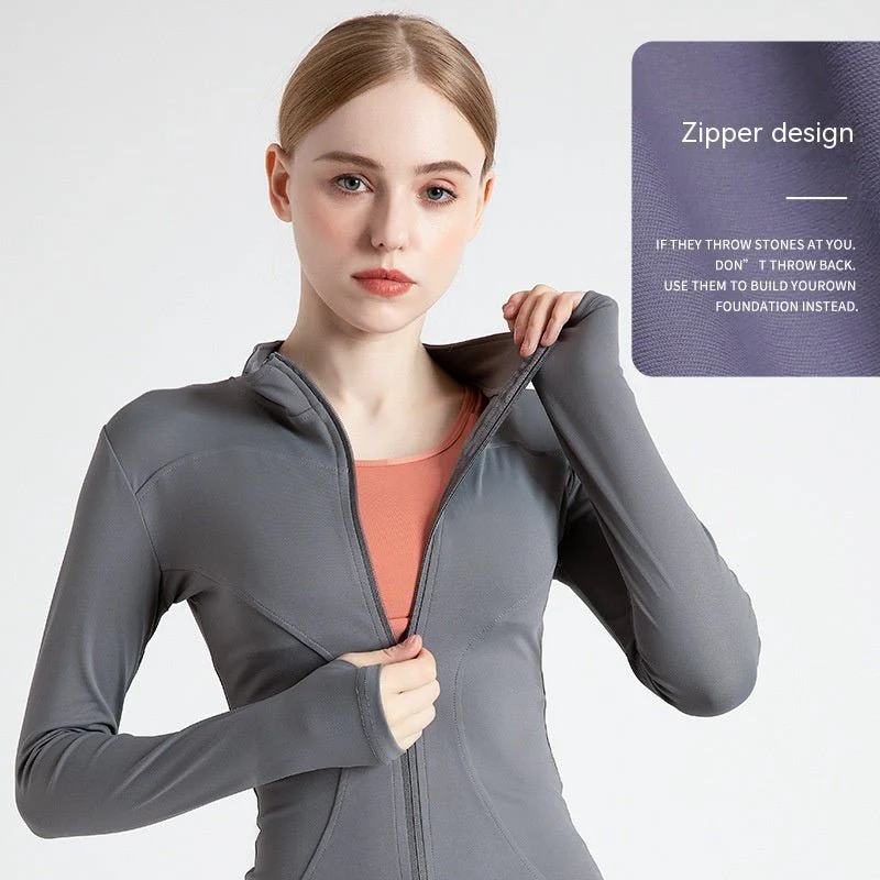 LONG SLEEVE SEAMLESS SPORTS JACKET - Image 6