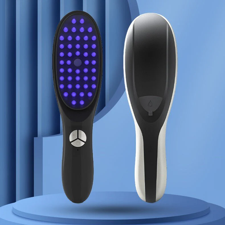 RED LIGHT THERAPY BRUSH SCALP MASSAGER COMB HAIR GROWTH ANTI HAIR LOSS - Image 10