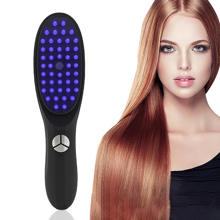 RED LIGHT THERAPY BRUSH SCALP MASSAGER COMB HAIR GROWTH ANTI HAIR LOSS - Image 5