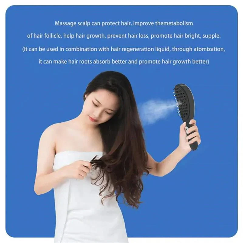 RED LIGHT THERAPY BRUSH SCALP MASSAGER COMB HAIR GROWTH ANTI HAIR LOSS - Image 7