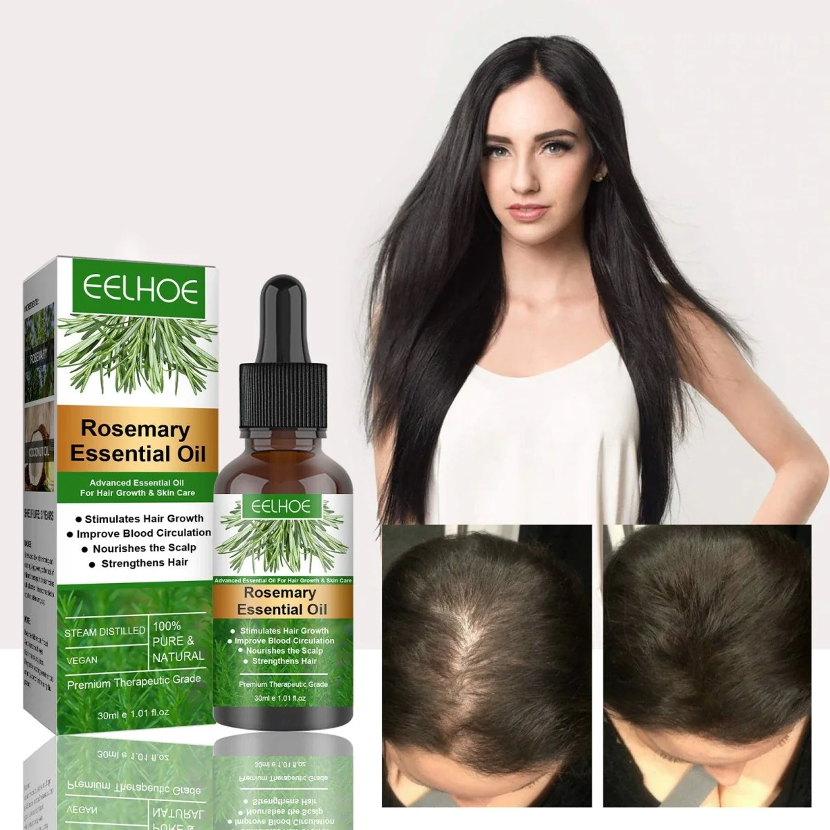 Rosemary Anti-Breakage Nourishing Hair Care Oil - Image 2