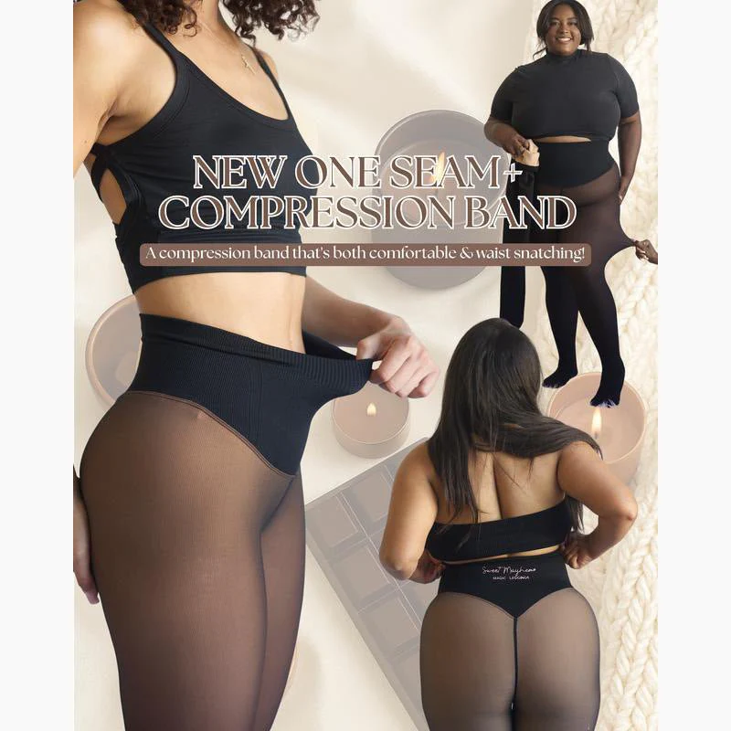 THE ORIGINAL MAGIC FLEECE LINED LEGGINGS. NEW COMPRESSION BAND & ONE SEAM - Image 3