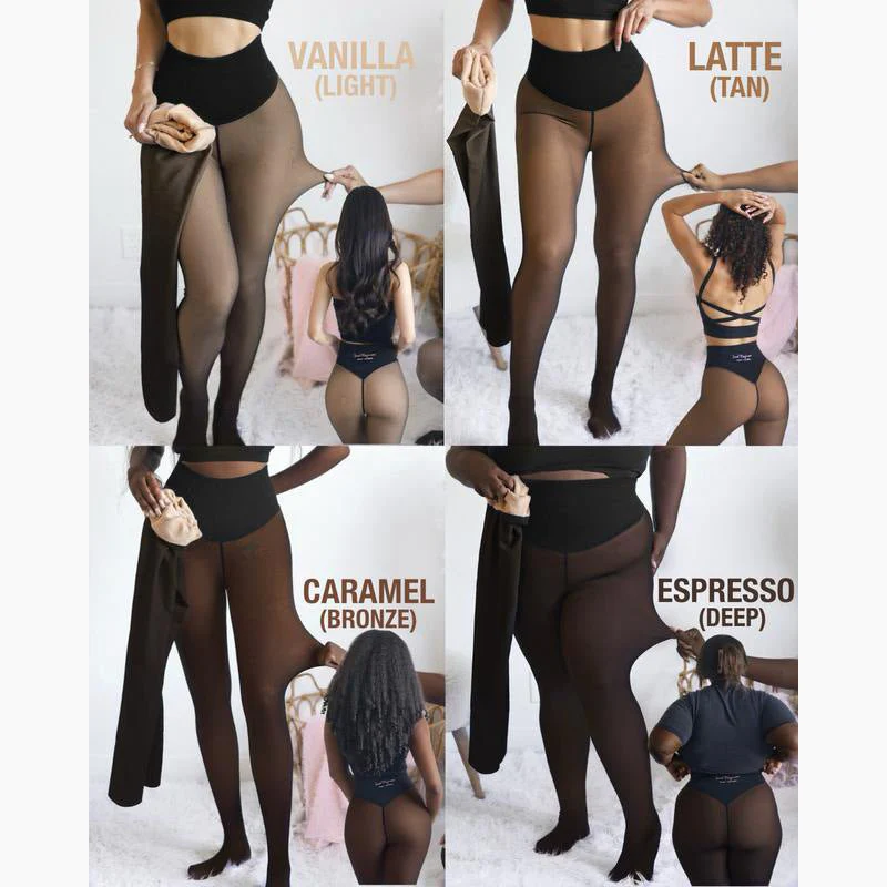 THE ORIGINAL MAGIC FLEECE LINED LEGGINGS. NEW COMPRESSION BAND & ONE SEAM - Image 5