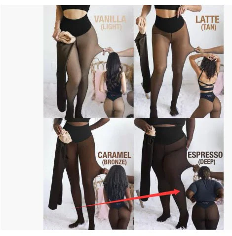 THE ORIGINAL MAGIC FLEECE LINED LEGGINGS. NEW COMPRESSION BAND & ONE SEAM - Image 9