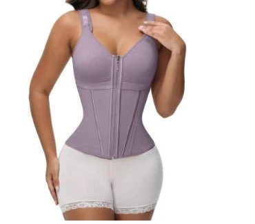 WAIST SHAPEWEAR WITH BRA TUMMY CONTROL GIRDLE WORKOUT SHAPEWEAR WITH ADJUSTABLE SHOULDER STRAP - Image 11