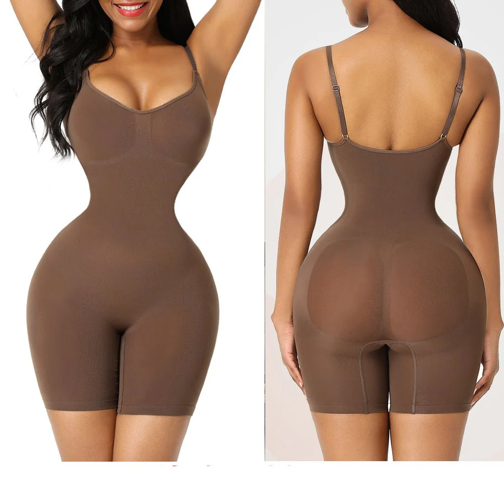 MID THIGH SCULPTING BODYSUIT - Image 7