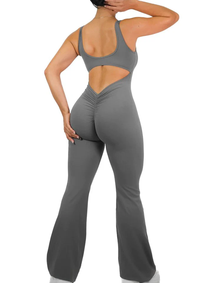 FLARE SCRUNCH JUMPSUIT - Image 10
