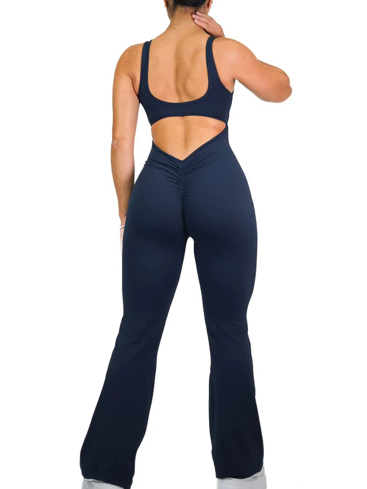 FLARE SCRUNCH JUMPSUIT - Image 11