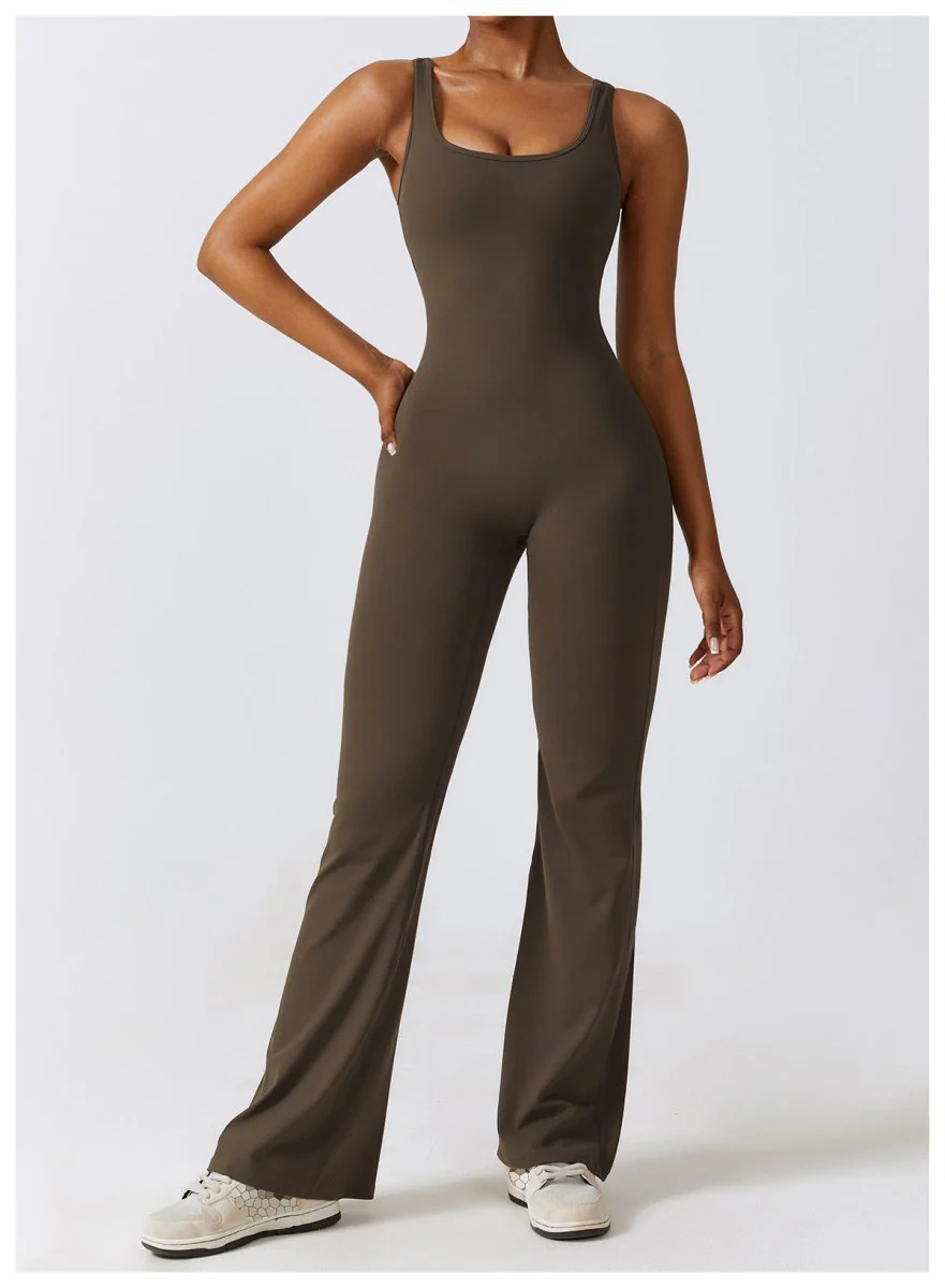 FLARE SCRUNCH JUMPSUIT - Image 3