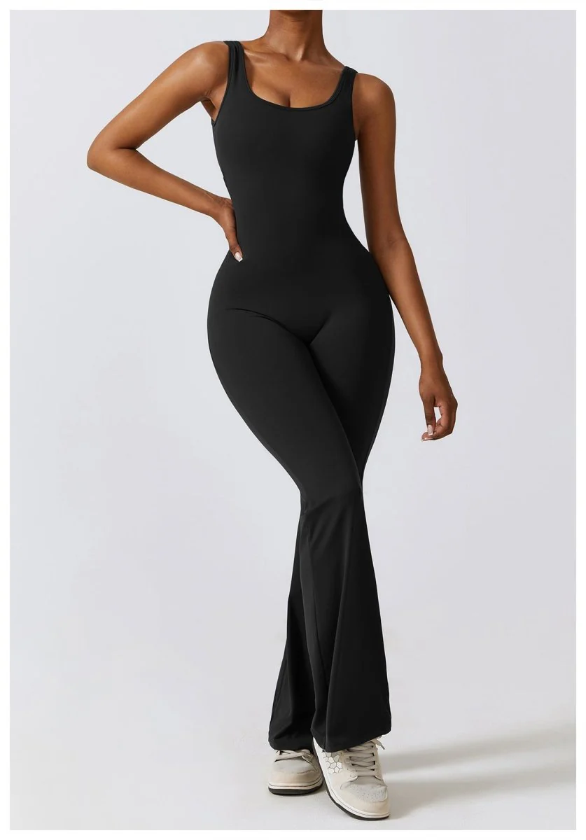 FLARE SCRUNCH JUMPSUIT - Image 7